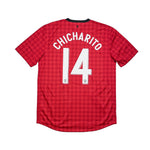 Buy 2012/13 Manchester United Chicharito 14 Home Shirt (L) Nike ~ Free worldwide shipping ~ Authentic Vintage Football Shirts from Cult Kits