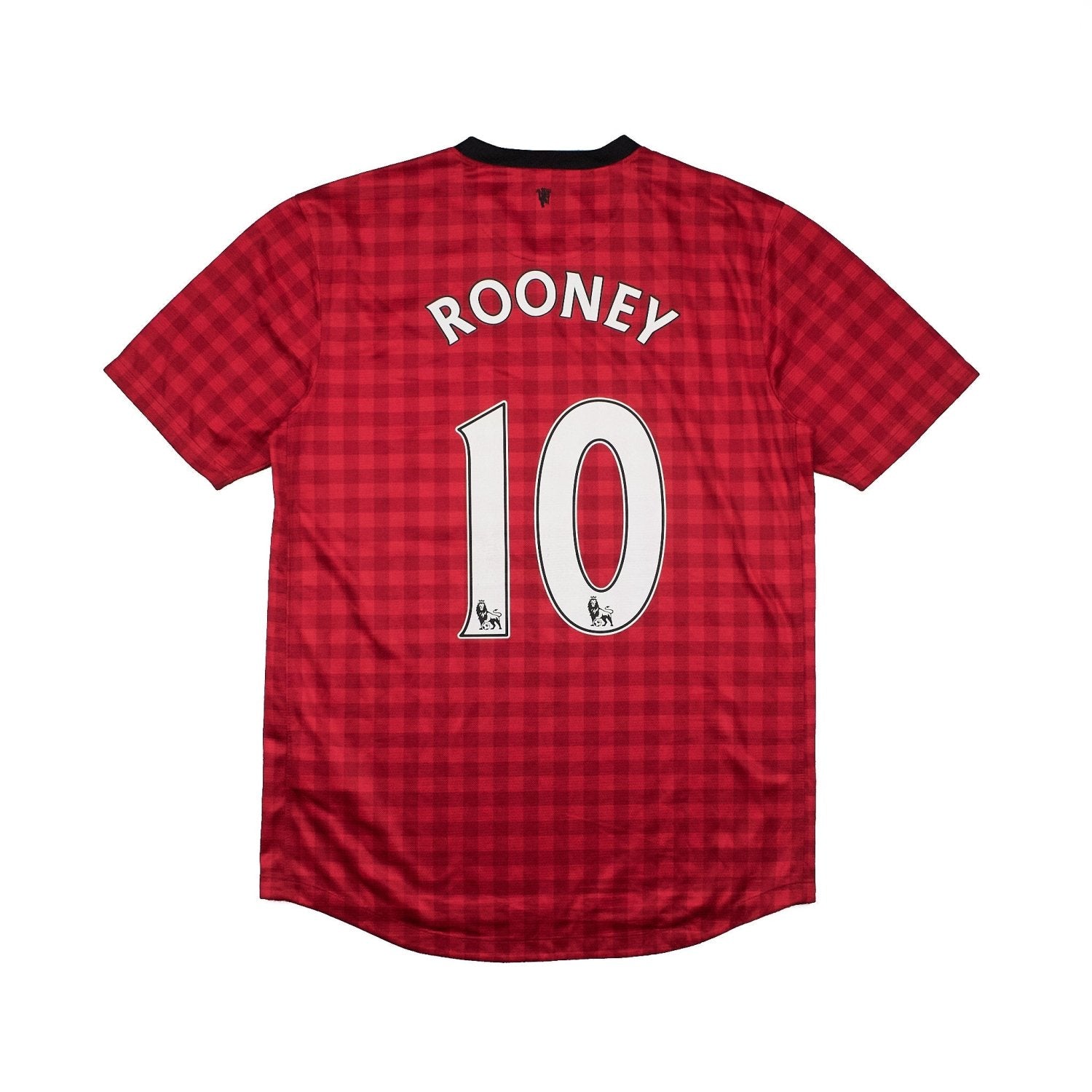 Buy 2012/13 Manchester United Rooney 10 Home Shirt (M) Nike ~ Free worldwide shipping ~ Authentic Vintage Football Shirts from Cult Kits