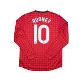 Buy 2012/13 Manchester United Rooney 10 L/S Home Shirt (L) Nike ~ Free worldwide shipping available ~ Authentic Vintage Football Shirts from Cult Kits