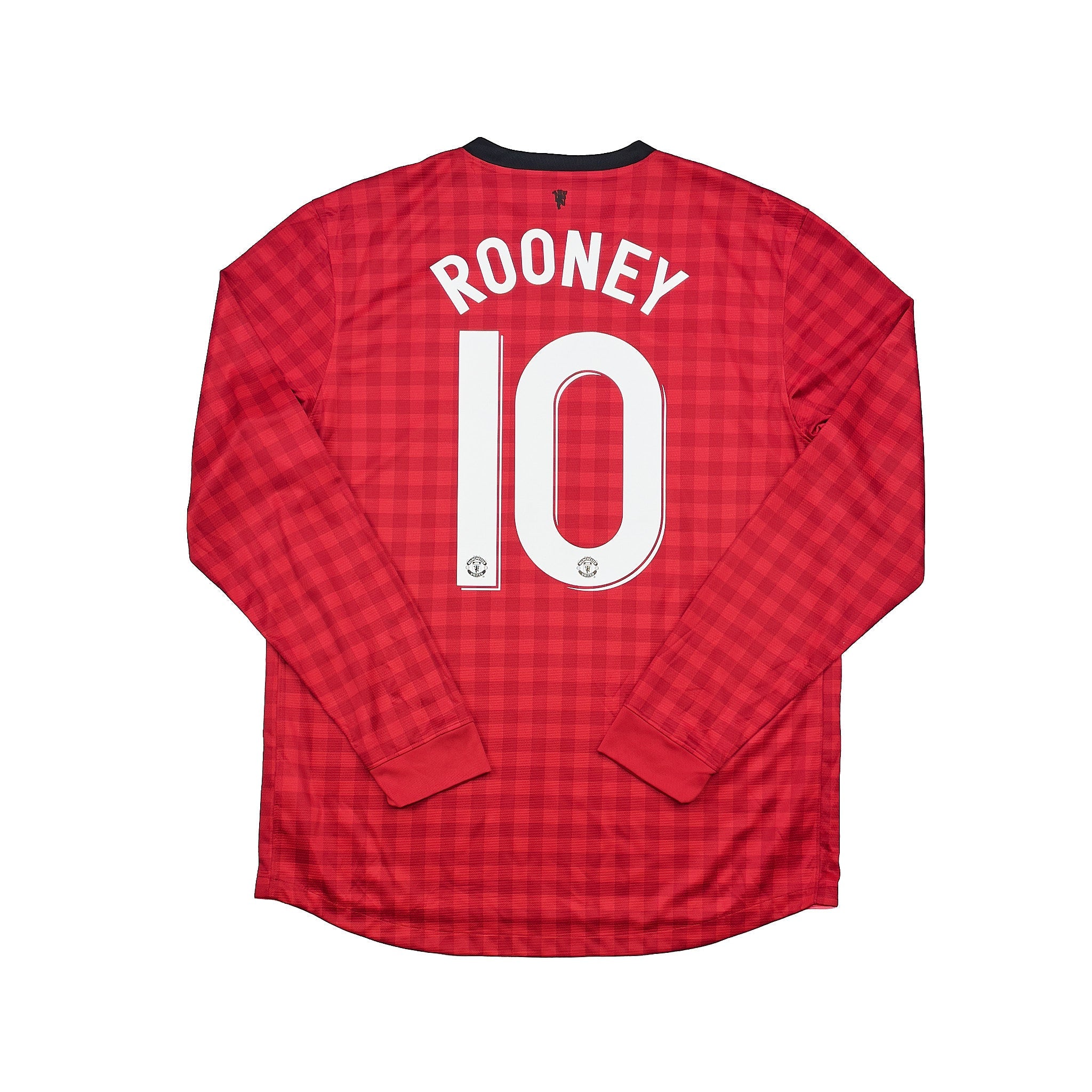 Buy 2012/13 Manchester United Rooney 10 L/S Home Shirt (L) Nike ~ Free worldwide shipping available ~ Authentic Vintage Football Shirts from Cult Kits
