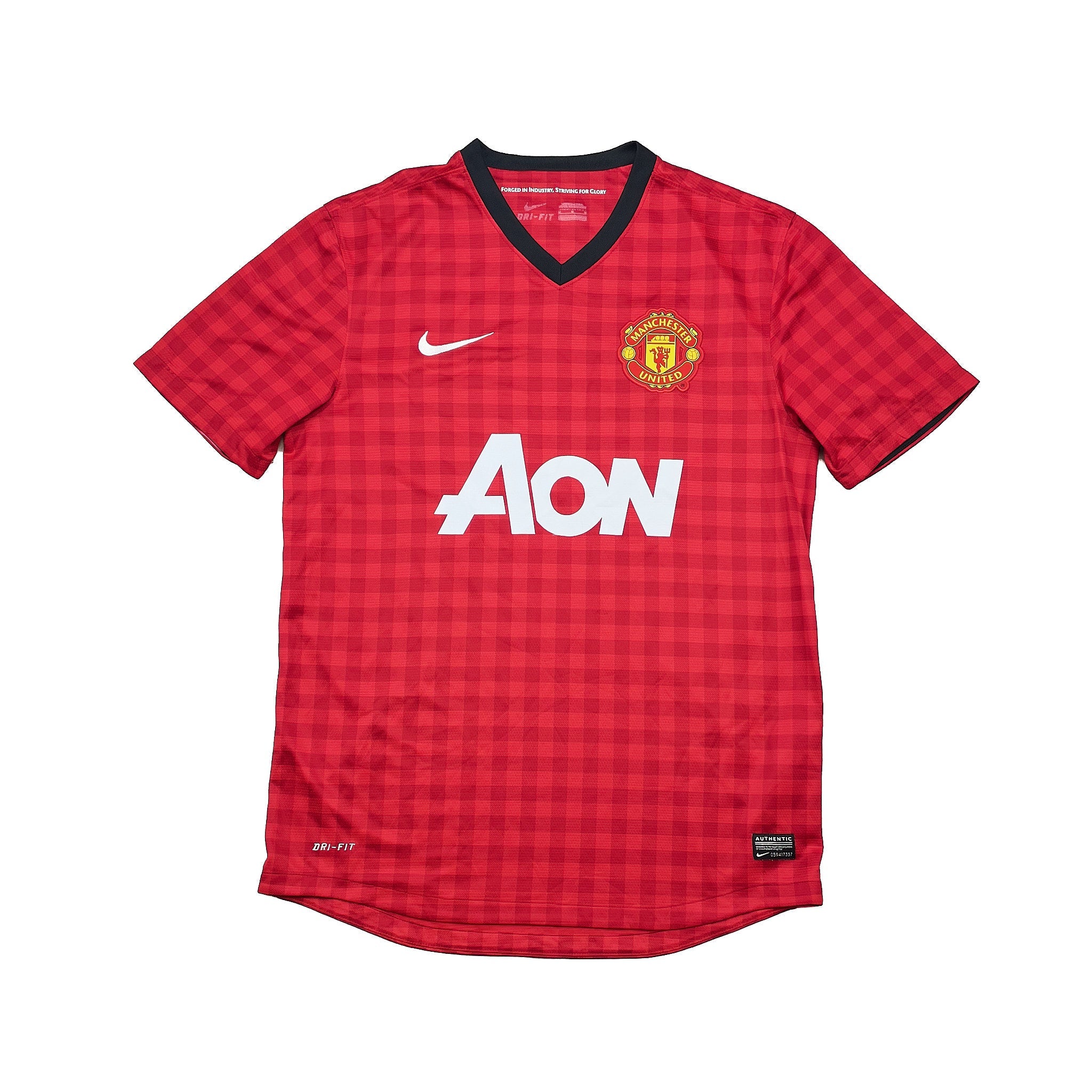 Buy 2012/13 Manchester United Scholes 22 Home Shirt (M) Nike ~ Free worldwide shipping available ~ Authentic Vintage Football Shirts from Cult Kits