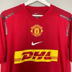 Shop 2012/13 MANCHESTER UNITED TRAINING SHIRT (M) NIKE, classic football shirts, vintage football shirts & retro soccer jerseys at Cult Kits