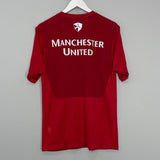 Shop 2012/13 MANCHESTER UNITED TRAINING SHIRT (M) NIKE, classic football shirts, vintage football shirts & retro soccer jerseys at Cult Kits