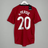 Shop 2012/13 MANCHESTER UNITED V.PERSIE #20 *BNWT* HOME SHIRT (M) NIKE, classic football shirts, vintage football shirts & retro soccer jerseys at Cult Kits