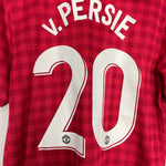 Shop 2012/13 MANCHESTER UNITED V.PERSIE #20 *BNWT* HOME SHIRT (M) NIKE, classic football shirts, vintage football shirts & retro soccer jerseys at Cult Kits