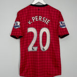 Shop 2012/13 MANCHESTER UNITED V.PERSIE #20 HOME SHIRT (M) NIKE, classic football shirts, vintage football shirts & retro soccer jerseys at Cult Kits