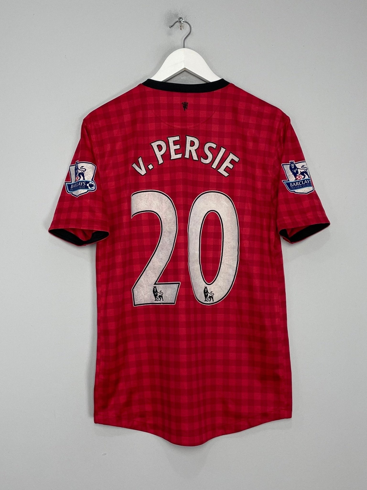 Shop 2012/13 MANCHESTER UNITED V.PERSIE #20 HOME SHIRT (M) NIKE, classic football shirts, vintage football shirts & retro soccer jerseys at Cult Kits