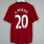 Shop 2012/13 MANCHESTER UNITED V.PERSIE #20 HOME SHIRT (M) NIKE, classic football shirts, vintage football shirts & retro soccer jerseys at Cult Kits