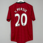 Shop 2012/13 MANCHESTER UNITED V.PERSIE #20 HOME SHIRT (M) NIKE, classic football shirts, vintage football shirts & retro soccer jerseys at Cult Kits
