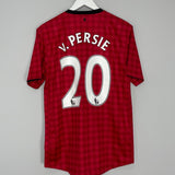 Shop 2012/13 MANCHESTER UNITED V.PERSIE #20 HOME SHIRT (M) NIKE, classic football shirts, vintage football shirts & retro soccer jerseys at Cult Kits