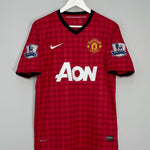 Shop 2012/13 MANCHESTER UNITED V.PERSIE #20 HOME SHIRT (M) NIKE, classic football shirts, vintage football shirts & retro soccer jerseys at Cult Kits