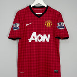 Shop 2012/13 MANCHESTER UNITED V.PERSIE #20 HOME SHIRT (M) NIKE, classic football shirts, vintage football shirts & retro soccer jerseys at Cult Kits
