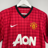 Shop 2012/13 MANCHESTER UNITED V.PERSIE #20 HOME SHIRT (M) NIKE, classic football shirts, vintage football shirts & retro soccer jerseys at Cult Kits