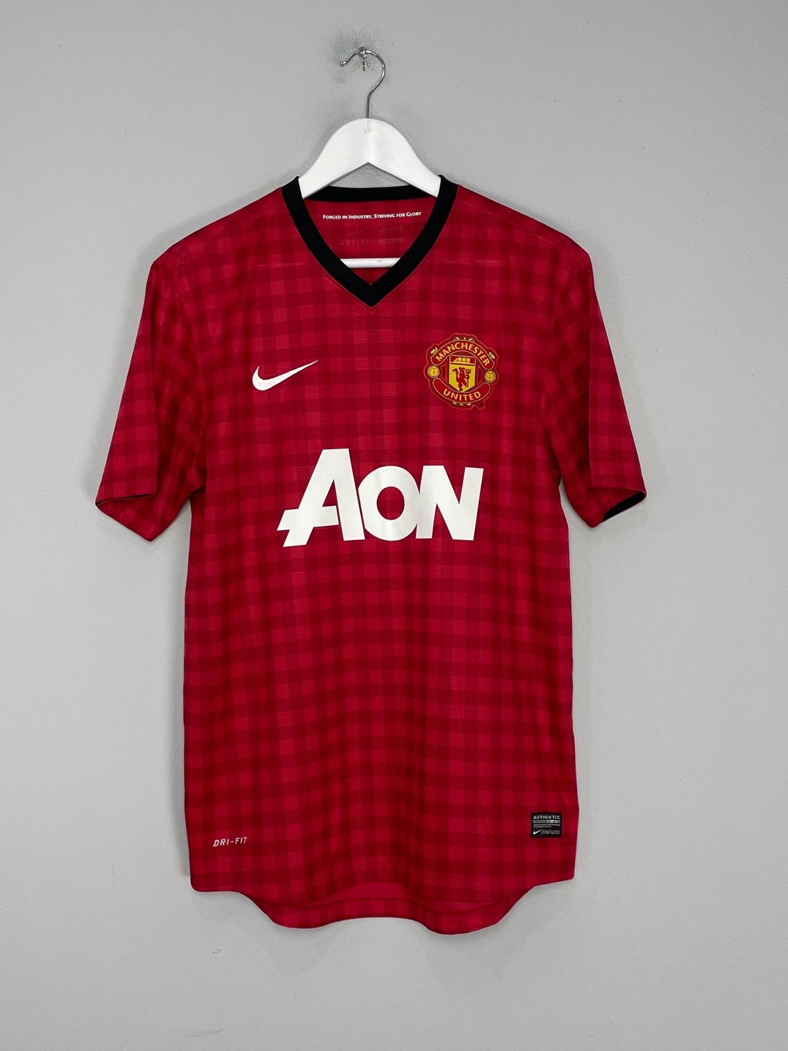 Shop 2012/13 MANCHESTER UNITED V.PERSIE #20 HOME SHIRT (M) NIKE, classic football shirts, vintage football shirts & retro soccer jerseys at Cult Kits