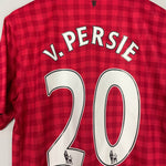 Shop 2012/13 MANCHESTER UNITED V.PERSIE #20 HOME SHIRT (M) NIKE, classic football shirts, vintage football shirts & retro soccer jerseys at Cult Kits