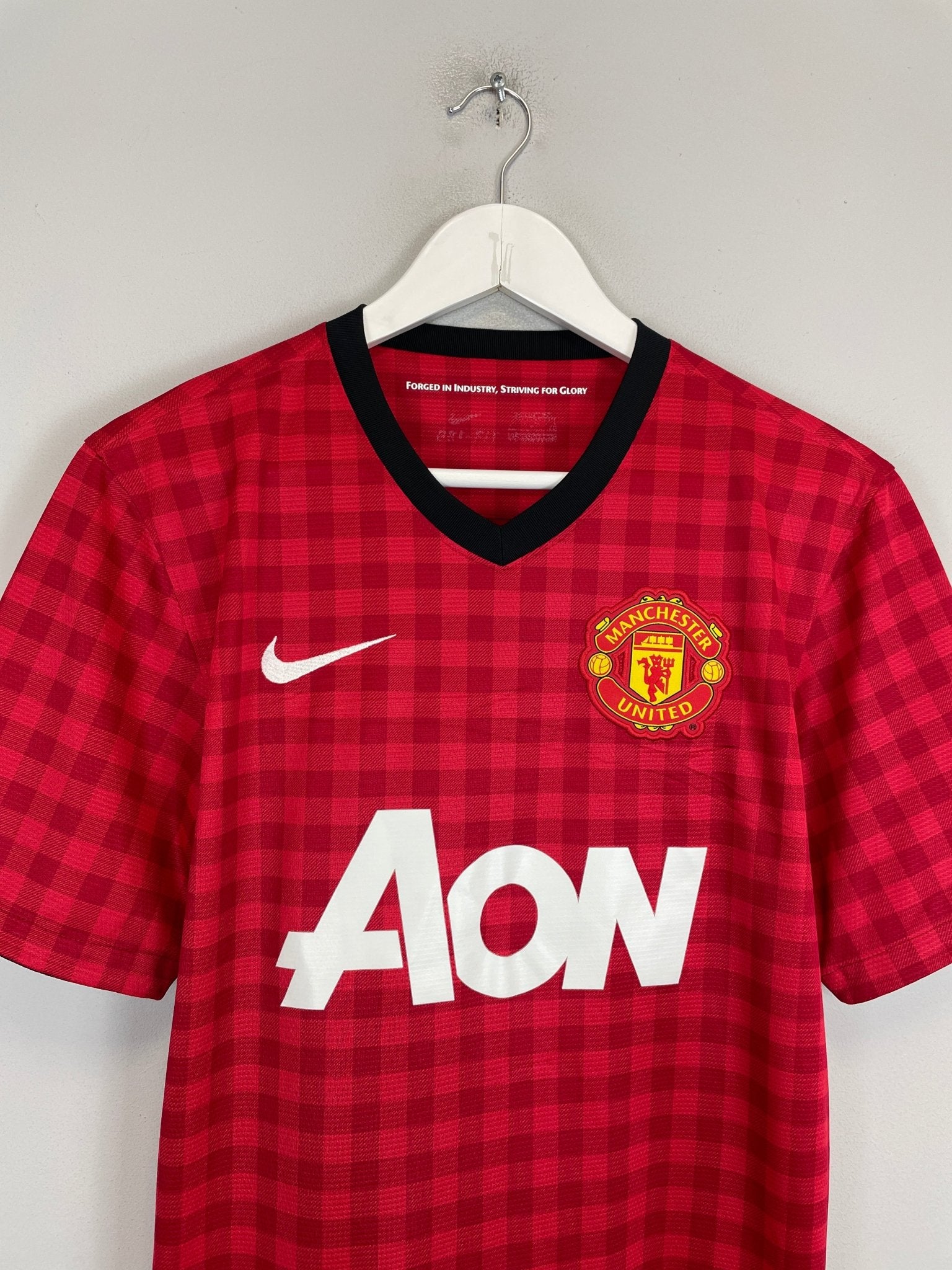 Shop 2012/13 MANCHESTER UNITED V.PERSIE #20 HOME SHIRT (S) NIKE, classic football shirts, vintage football shirts & retro soccer jerseys at Cult Kits