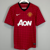 Shop 2012/13 MANCHESTER UNITED V.PERSIE #20 HOME SHIRT (S) NIKE, classic football shirts, vintage football shirts & retro soccer jerseys at Cult Kits