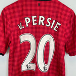 Shop 2012/13 MANCHESTER UNITED V.PERSIE #20 HOME SHIRT (S) NIKE, classic football shirts, vintage football shirts & retro soccer jerseys at Cult Kits