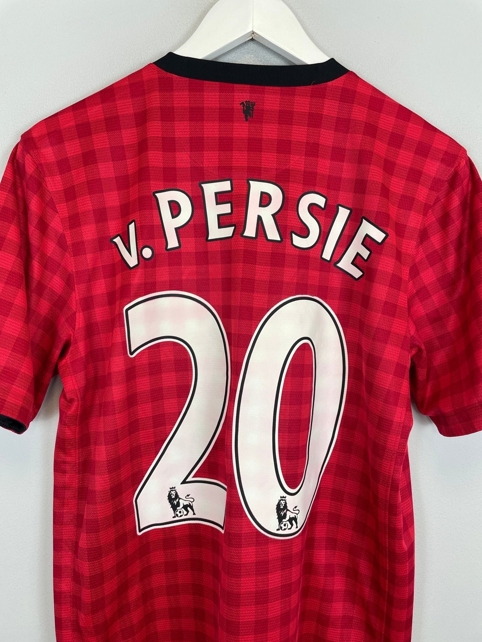 Shop 2012/13 MANCHESTER UNITED V.PERSIE #20 HOME SHIRT (S) NIKE, classic football shirts, vintage football shirts & retro soccer jerseys at Cult Kits