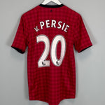 Shop 2012/13 MANCHESTER UNITED V.PERSIE #20 HOME SHIRT (S) NIKE, classic football shirts, vintage football shirts & retro soccer jerseys at Cult Kits