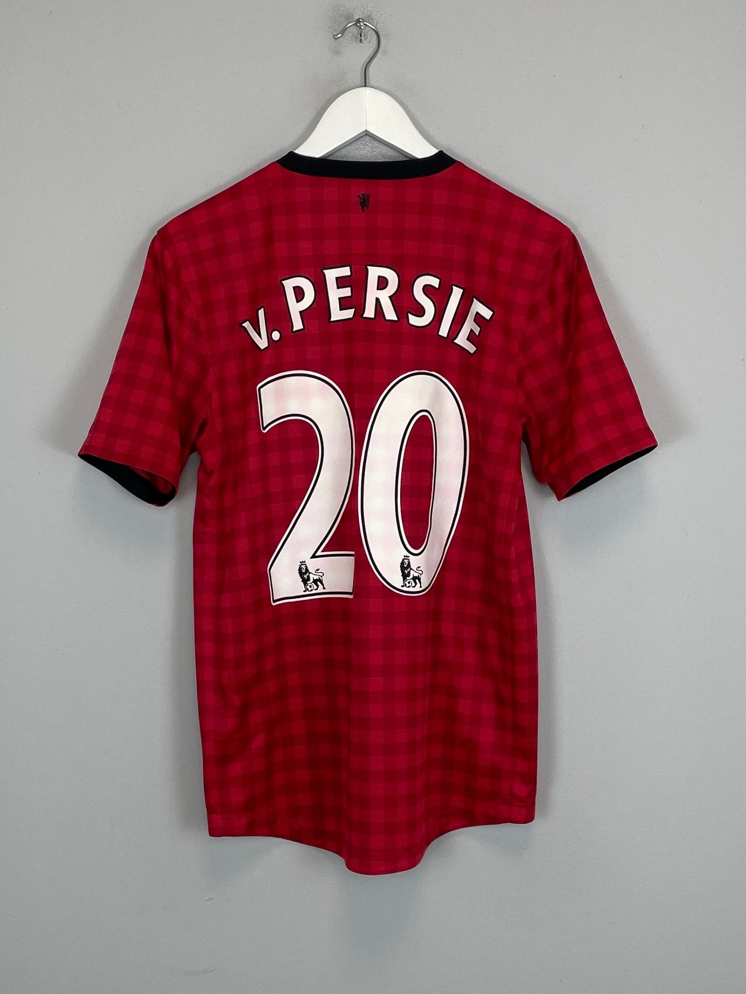 Shop 2012/13 MANCHESTER UNITED V.PERSIE #20 HOME SHIRT (S) NIKE, classic football shirts, vintage football shirts & retro soccer jerseys at Cult Kits