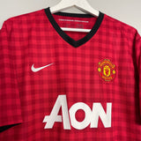 Shop 2012/13 MANCHESTER UNITED V.PERSIE #20 HOME SHIRT (XL) NIKE, classic football shirts, vintage football shirts & retro soccer jerseys at Cult Kits