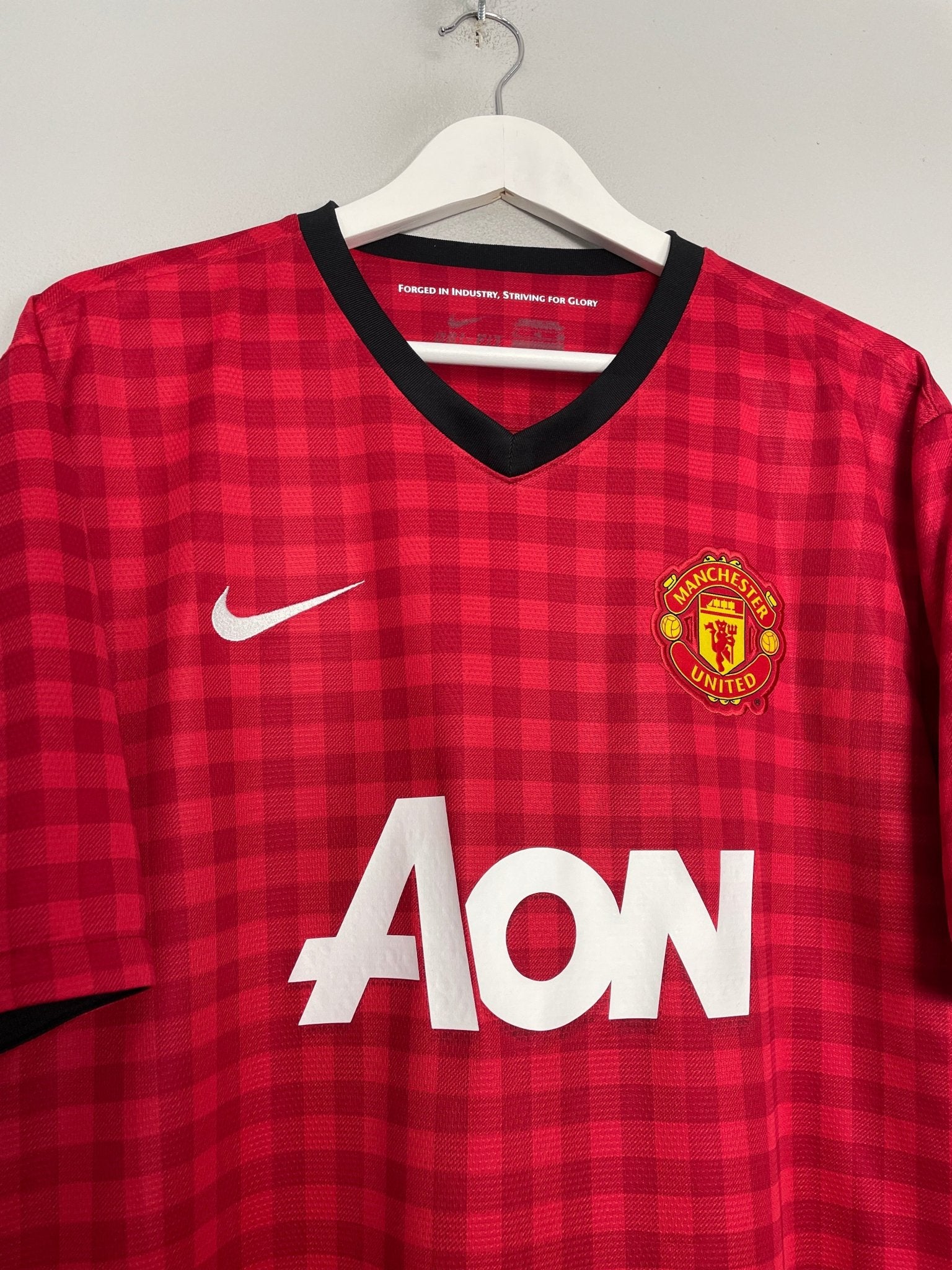 Shop 2012/13 MANCHESTER UNITED V.PERSIE #20 HOME SHIRT (XL) NIKE, classic football shirts, vintage football shirts & retro soccer jerseys at Cult Kits
