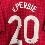 Shop 2012/13 MANCHESTER UNITED V.PERSIE #20 HOME SHIRT (XL) NIKE, classic football shirts, vintage football shirts & retro soccer jerseys at Cult Kits