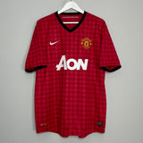 Shop 2012/13 MANCHESTER UNITED V.PERSIE #20 HOME SHIRT (XL) NIKE, classic football shirts, vintage football shirts & retro soccer jerseys at Cult Kits