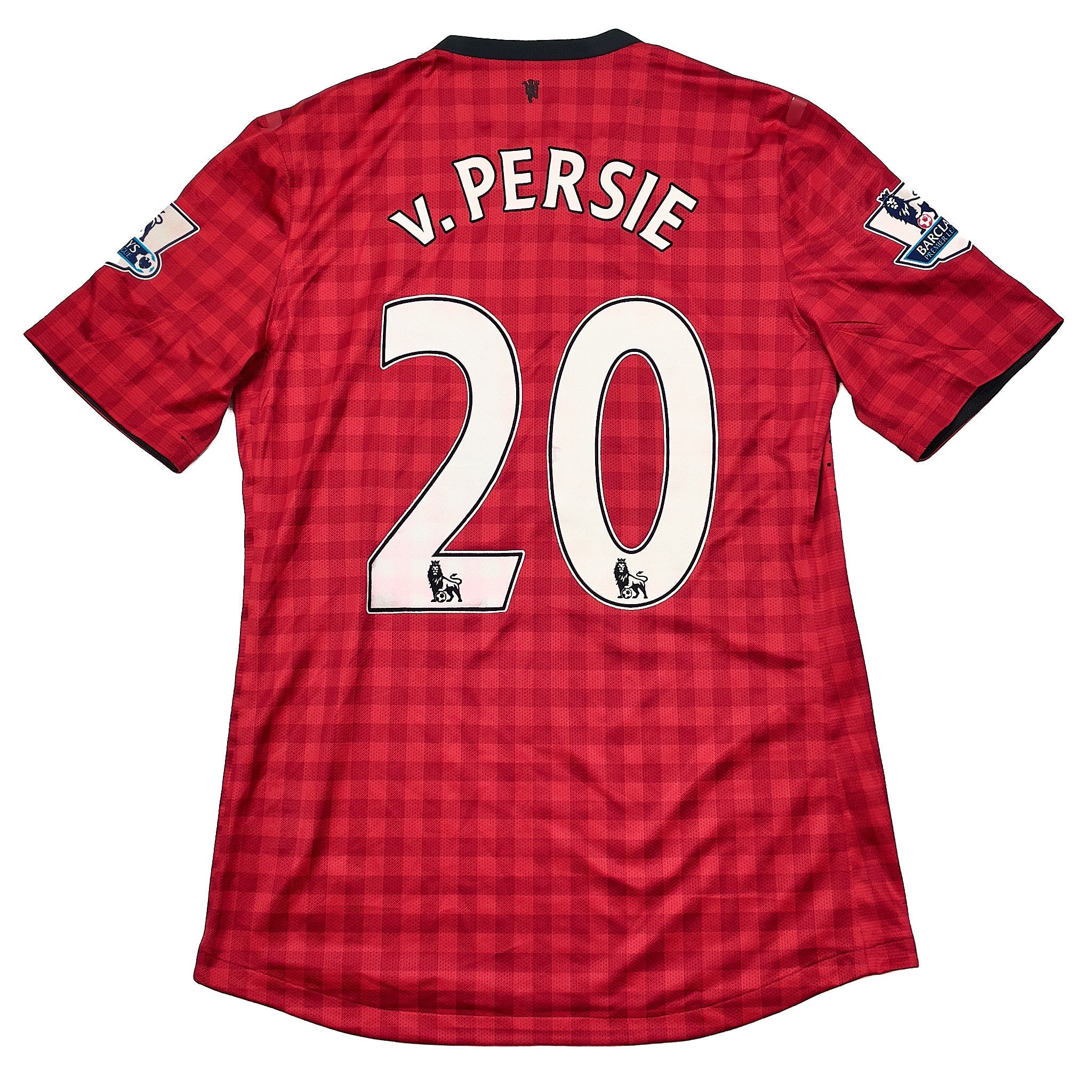 Buy 2012/13 MANCHESTER UNITED V.PERSIE 20 *MATCH ISSUE* HOME SHIRT (L) NIKE ~ Free worldwide shipping available ~ Authentic Vintage Football Shirts from Cult Kits