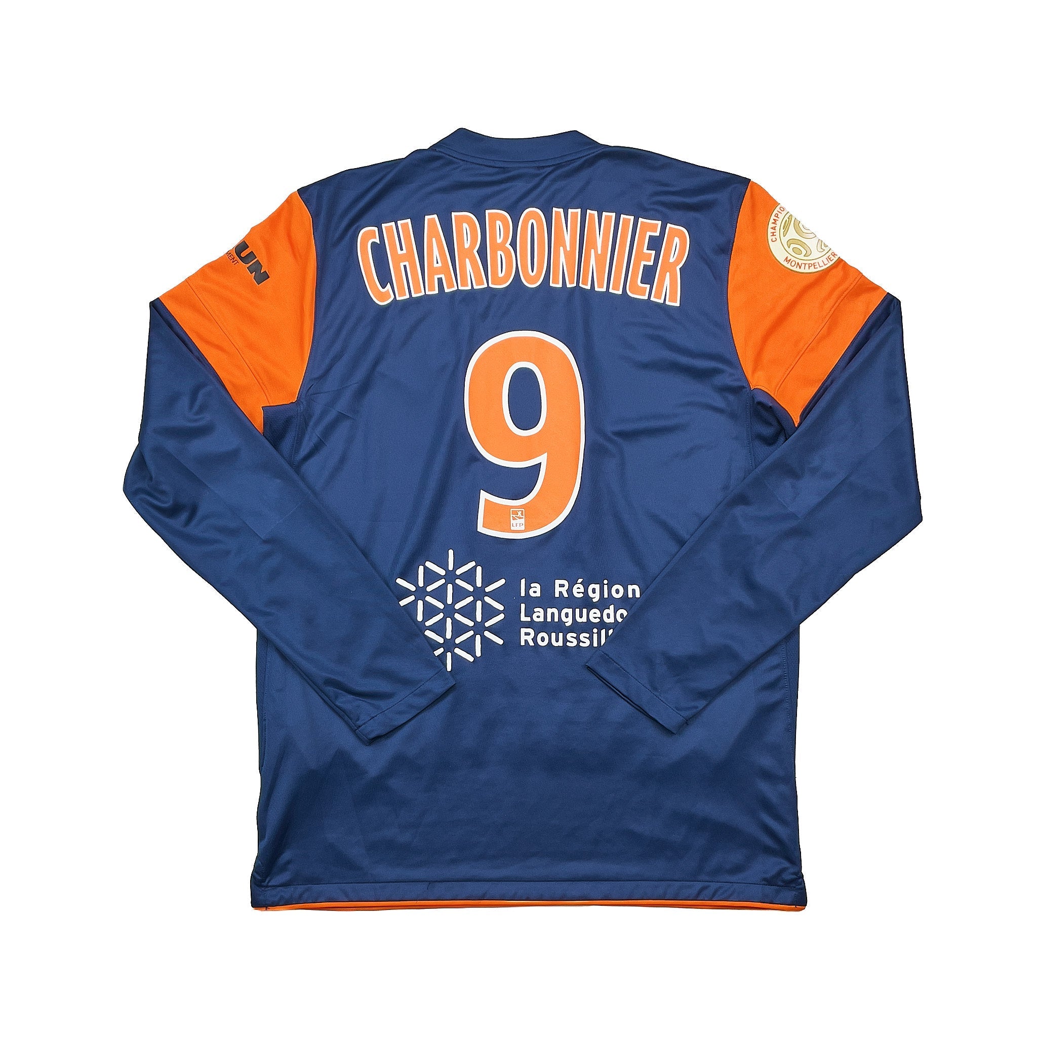 Buy 2012/13 Montepellier Charbonnier 9 L/S Home Shirt (M) Nike ~ Free worldwide shipping available ~ Authentic Vintage Football Shirts from Cult Kits