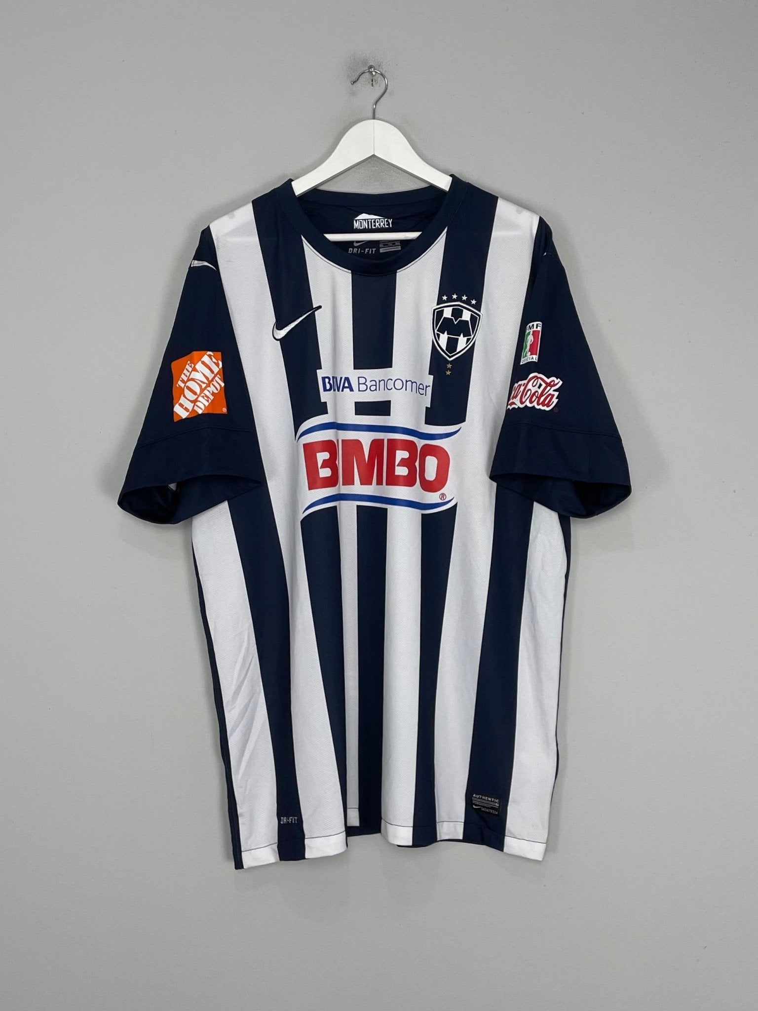 Shop 2012/13 MONTERREY HOME SHIRT (XXL) NIKE, classic football shirts, vintage football shirts & retro soccer jerseys at Cult Kits