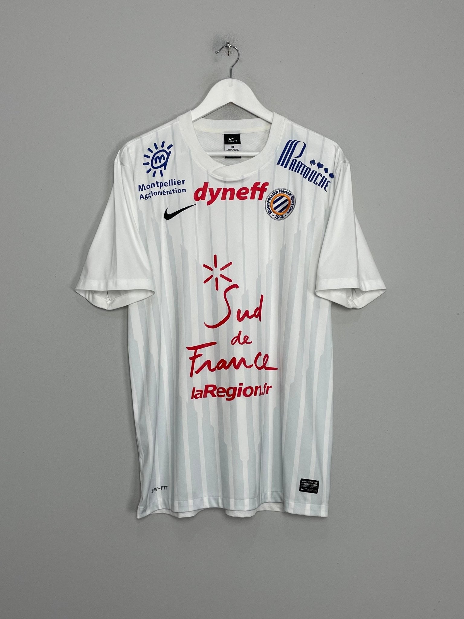 Shop 2012/13 MONTPELLIER AWAY SHIRT (L) NIKE, classic football shirts, vintage football shirts & retro soccer jerseys at Cult Kits