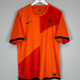 Shop 2012/13 NETHERLANDS HOME SHIRT (XL) NIKE, classic football shirts, vintage football shirts & retro soccer jerseys at Cult Kits