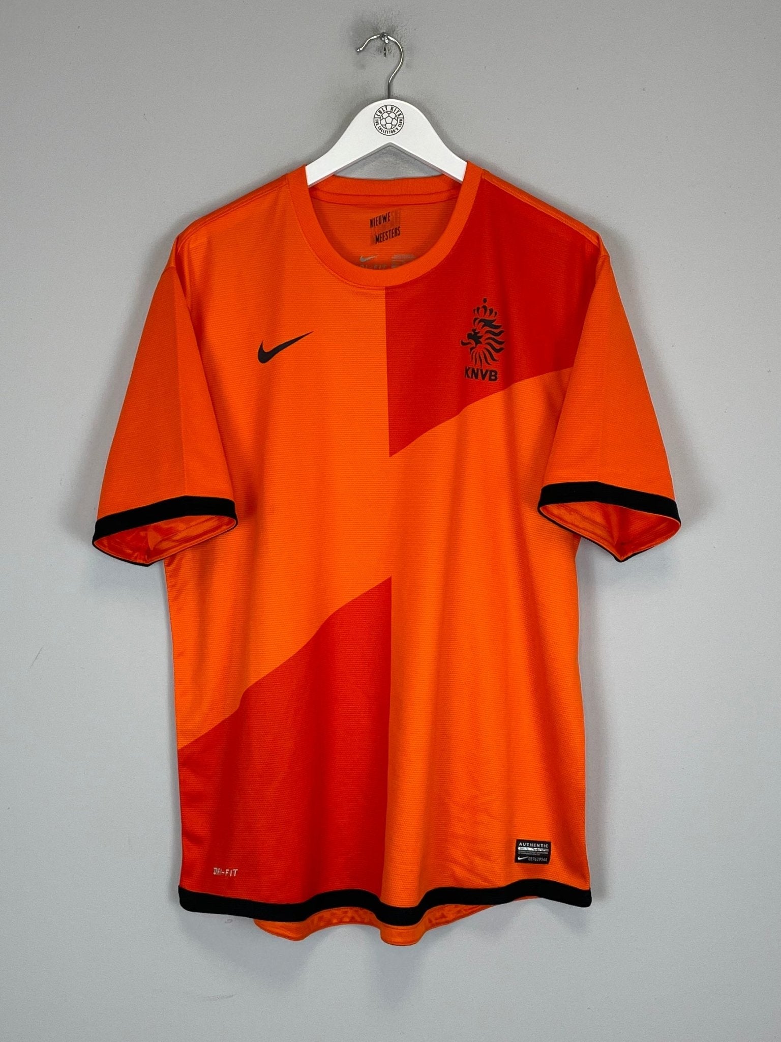 Shop 2012/13 NETHERLANDS HOME SHIRT (XL) NIKE, classic football shirts, vintage football shirts & retro soccer jerseys at Cult Kits