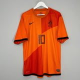 Shop 2012/13 NETHERLANDS SNEIJDER #10 HOME SHIRT (XL) NIKE, classic football shirts, vintage football shirts & retro soccer jerseys at Cult Kits