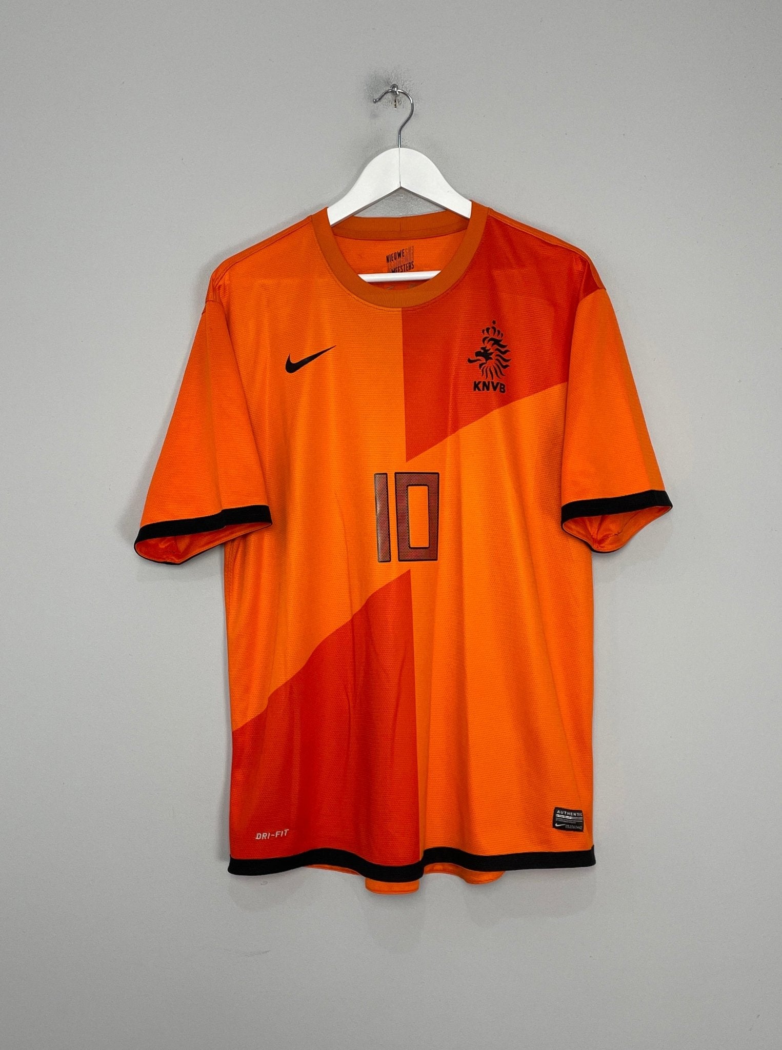 Shop 2012/13 NETHERLANDS SNEIJDER #10 HOME SHIRT (XL) NIKE, classic football shirts, vintage football shirts & retro soccer jerseys at Cult Kits