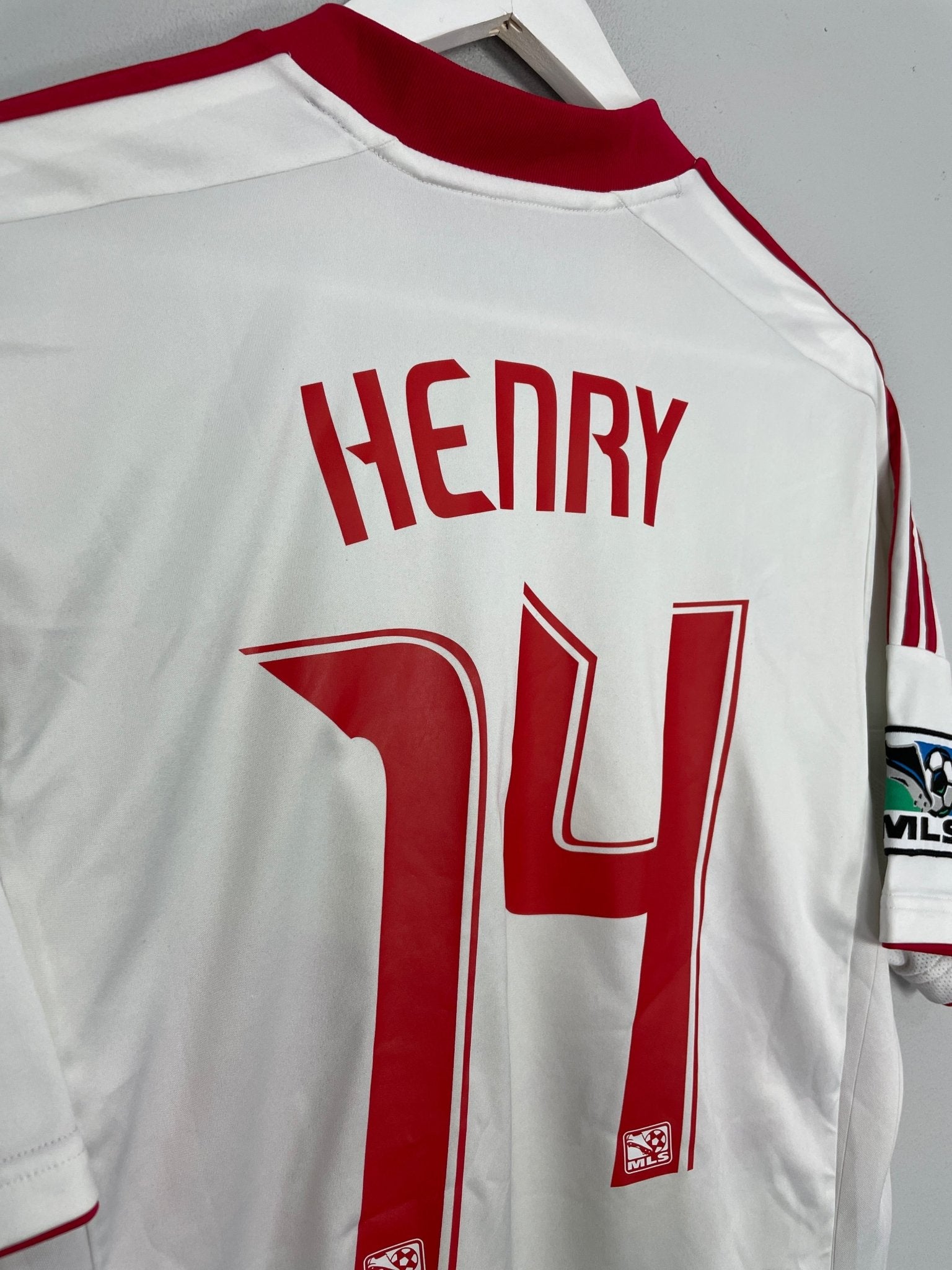 Shop 2012/13 NEW YORK RED BULLS HENRY #14 HOME SHIRT (L) ADIDAS, classic football shirts, vintage football shirts & retro soccer jerseys at Cult Kits