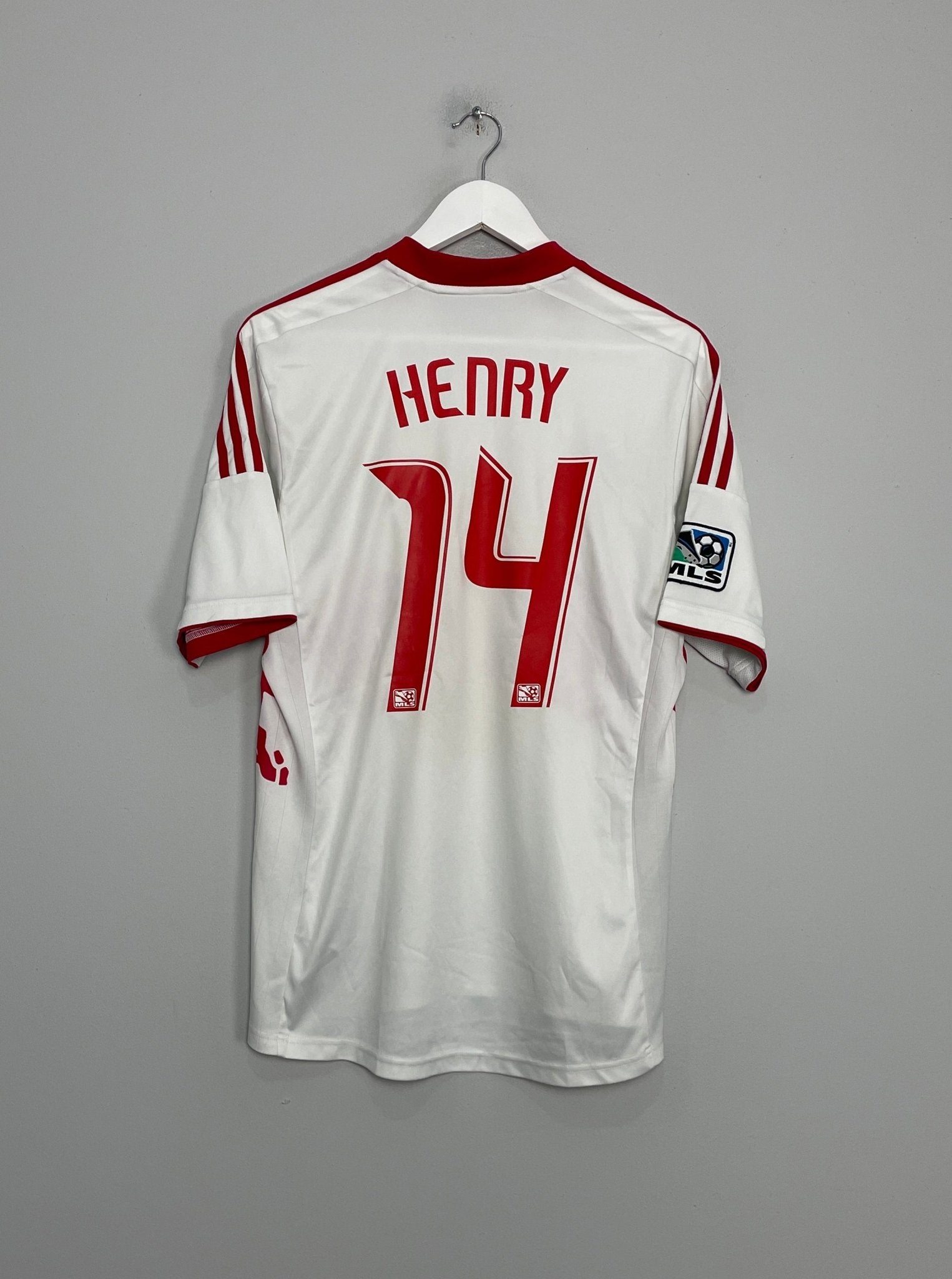 Shop 2012/13 NEW YORK RED BULLS HENRY #14 HOME SHIRT (L) ADIDAS, classic football shirts, vintage football shirts & retro soccer jerseys at Cult Kits