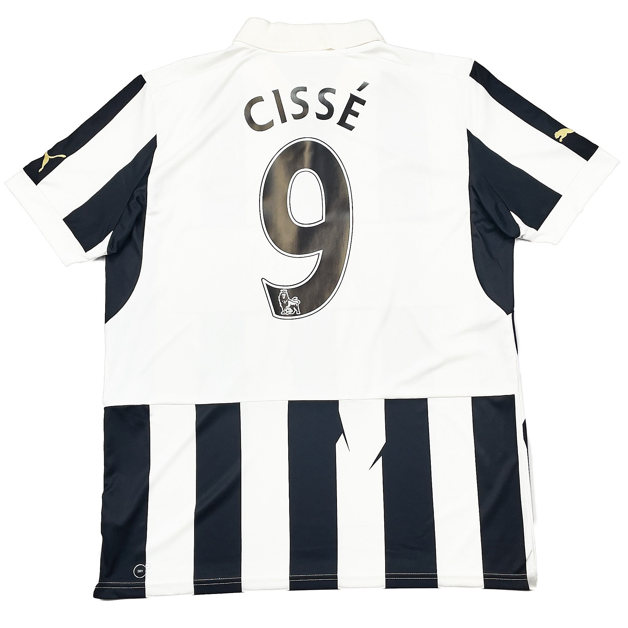 Buy 2012/13 NEWCASTLE UNITED CISSE 9 HOME SHIRT (L) PUMA ~ Free worldwide shipping available ~ Authentic Vintage Football Shirts from Cult Kits