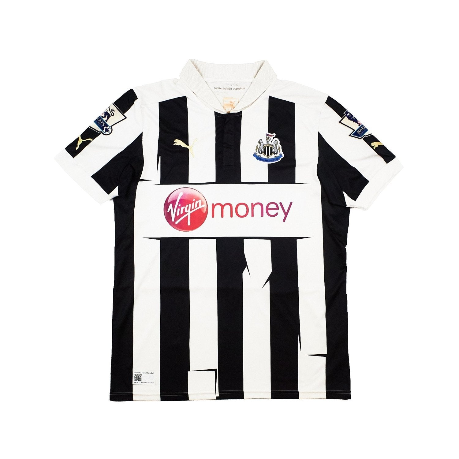 2012 Newcastle United Puma football shirt - view 2 - Cult Kits