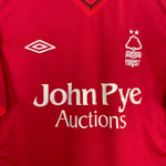 Shop 2012/13 NOTTINGHAM FOREST HOME SHIRT (M) UMBRO, classic football shirts, vintage football shirts & retro soccer jerseys at Cult Kits