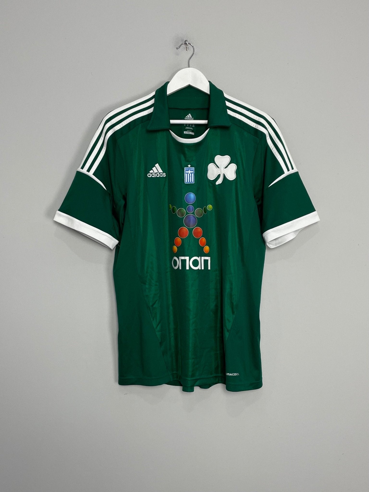 Shop 2012/13 PANATHINAIKOS HOME SHIRT (XL) ADIDAS, classic football shirts, vintage football shirts & retro soccer jerseys at Cult Kits