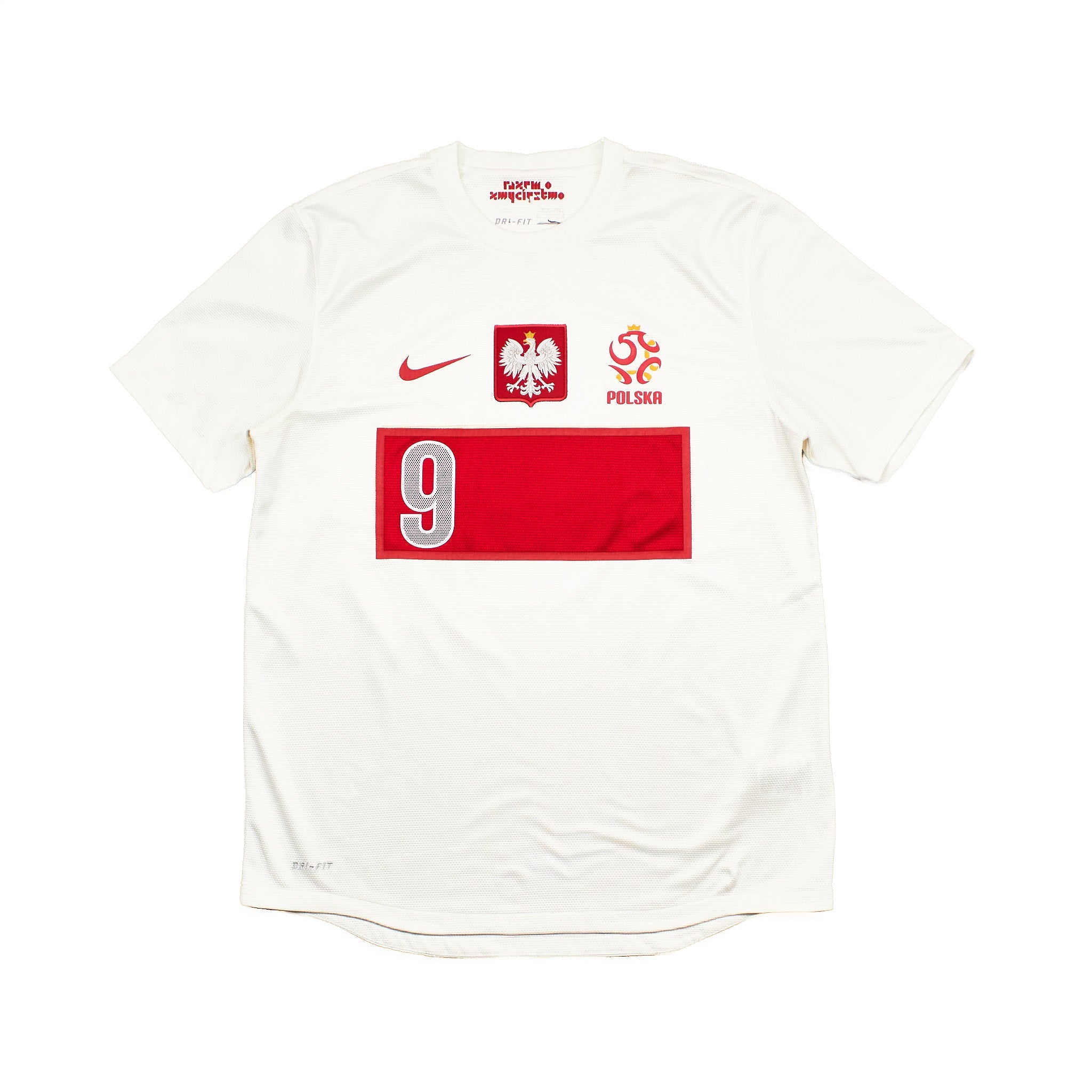 Buy 2012/13 Poland Lewandowski 9 Home Shirt (L) Nike ~ Free worldwide shipping ~ Authentic Vintage Football Shirts from Cult Kits