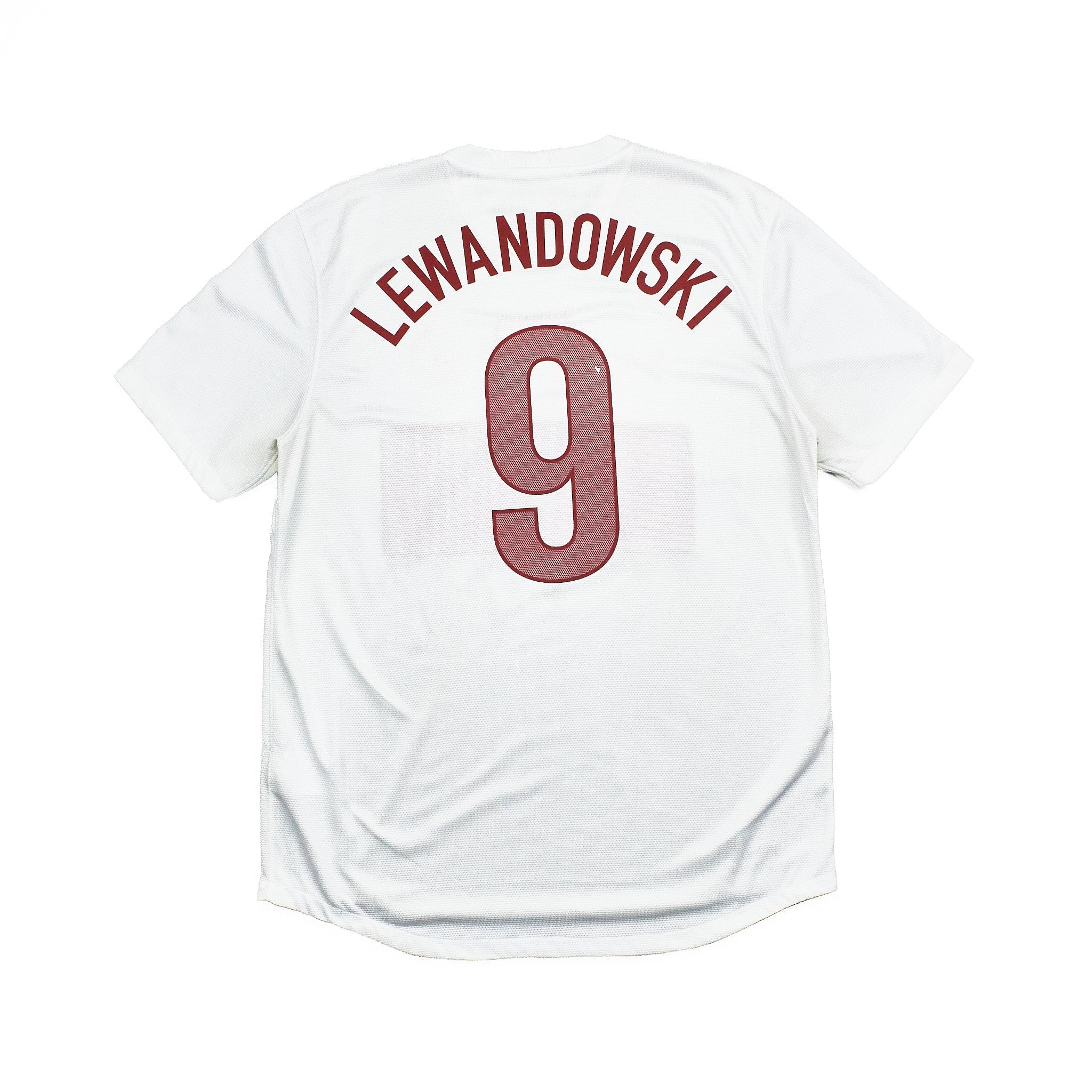 Buy 2012/13 Poland Lewandowski 9 Home Shirt (L) Nike ~ Free worldwide shipping ~ Authentic Vintage Football Shirts from Cult Kits