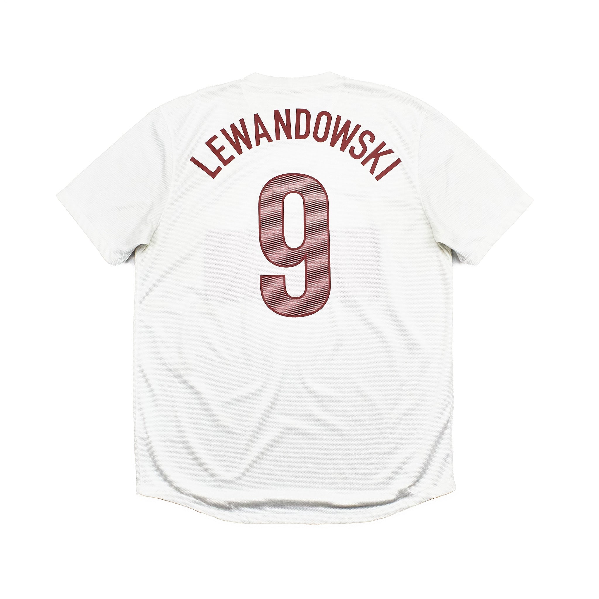 Buy 2012/13 Poland Lewandowski 9 Home Shirt (L) Nike ~ Free worldwide shipping ~ Authentic Vintage Football Shirts from Cult Kits