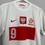 Shop 2012/13 POLAND LEWANDOWSKI #9 HOME SHIRT (M) NIKE, classic football shirts, vintage football shirts & retro soccer jerseys at Cult Kits