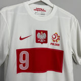 Shop 2012/13 POLAND LEWANDOWSKI #9 HOME SHIRT (M) NIKE, classic football shirts, vintage football shirts & retro soccer jerseys at Cult Kits