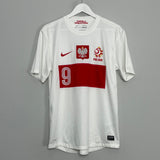 Shop 2012/13 POLAND LEWANDOWSKI #9 HOME SHIRT (M) NIKE, classic football shirts, vintage football shirts & retro soccer jerseys at Cult Kits