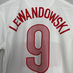 Shop 2012/13 POLAND LEWANDOWSKI #9 HOME SHIRT (M) NIKE, classic football shirts, vintage football shirts & retro soccer jerseys at Cult Kits